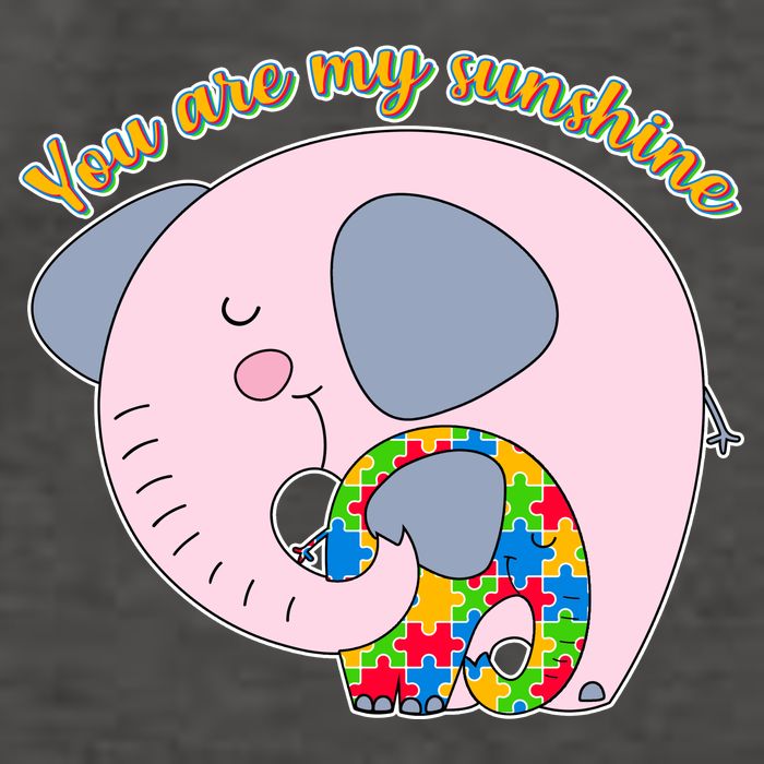 You Are My Sunshine Autism Awareness Vector Backpack
