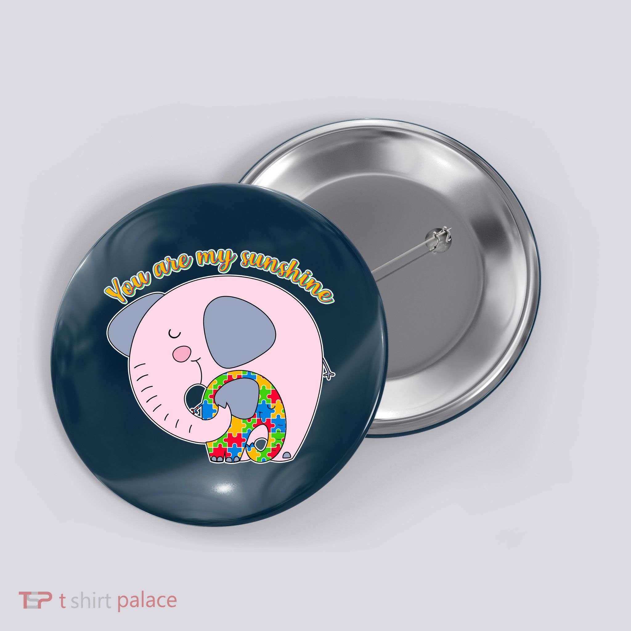 You Are My Sunshine Autism Awareness Button