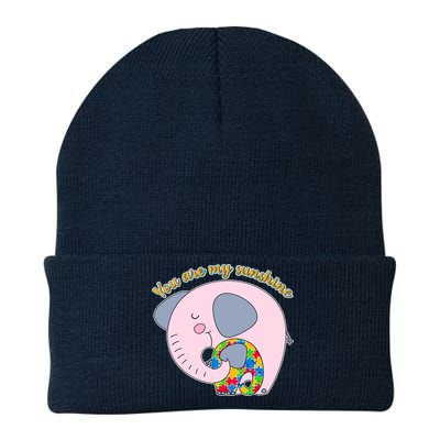 You Are My Sunshine Autism Awareness Knit Cap Winter Beanie