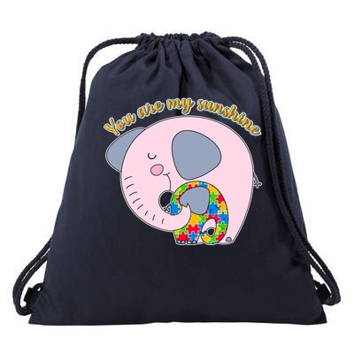 You Are My Sunshine Autism Awareness Drawstring Bag