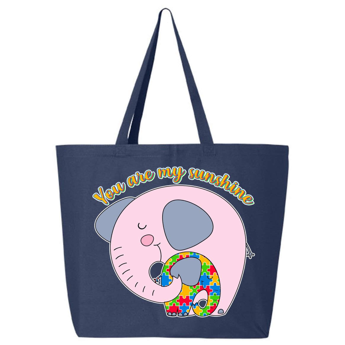 You Are My Sunshine Autism Awareness 25L Jumbo Tote