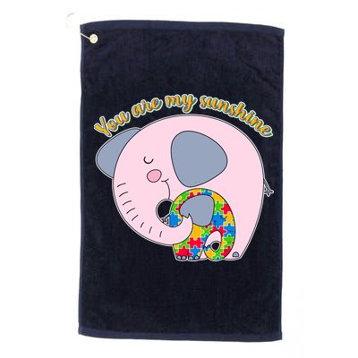 You Are My Sunshine Autism Awareness Golf Towel