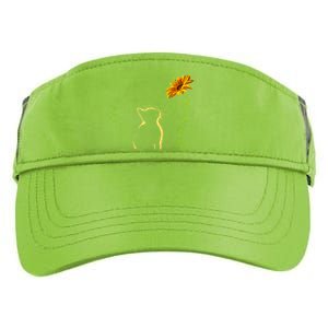 You Are My Sunshine Cat Sunflower Adult Drive Performance Visor