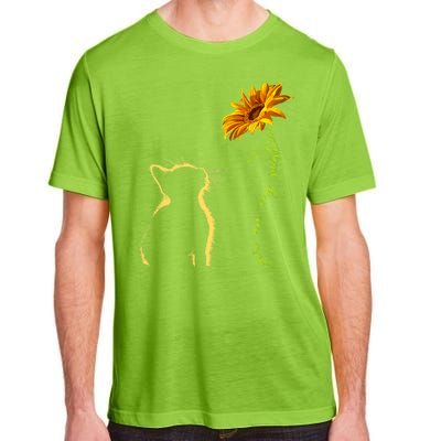 You Are My Sunshine Cat Sunflower Adult ChromaSoft Performance T-Shirt