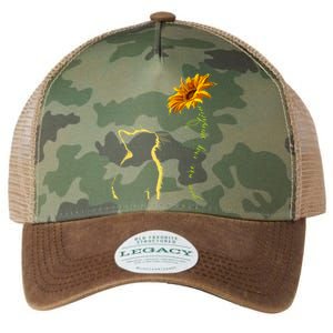 You Are My Sunshine Cat Sunflower Legacy Tie Dye Trucker Hat