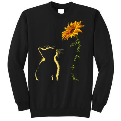 You Are My Sunshine Cat Sunflower Sweatshirt