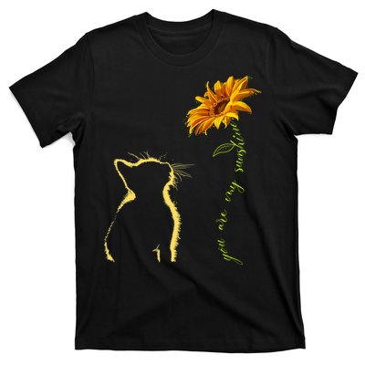 You Are My Sunshine Cat Sunflower T-Shirt