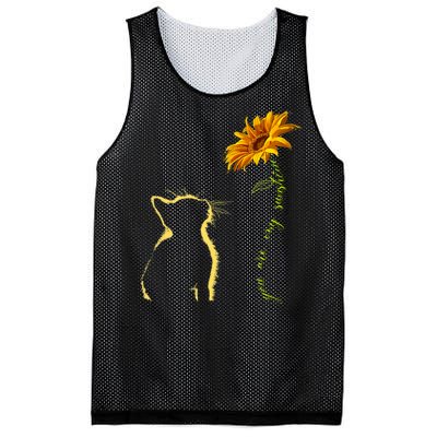 You Are My Sunshine Cat Sunflower Mesh Reversible Basketball Jersey Tank