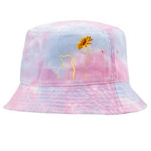 You Are My Sunshine Cat Sunflower Tie-Dyed Bucket Hat