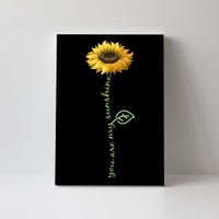 You Are My Sunshine Hippie Sunflower Canvas