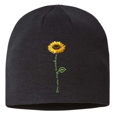 You Are My Sunshine Hippie Sunflower Sustainable Beanie