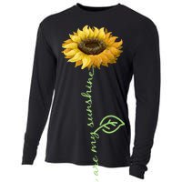 You Are My Sunshine Hippie Sunflower Cooling Performance Long Sleeve Crew