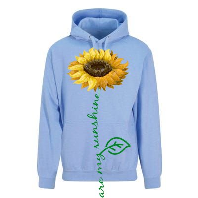 You Are My Sunshine Hippie Sunflower Unisex Surf Hoodie