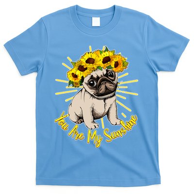 You Are My Sunshine Sunflower Pug T-Shirt