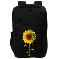 You Are My Sunshine Sunflower Skulls Impact Tech Backpack