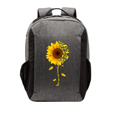 You Are My Sunshine Sunflower Skulls Vector Backpack