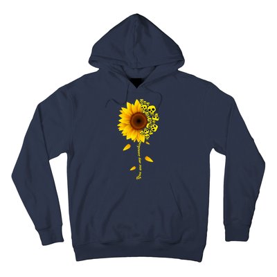 You Are My Sunshine Sunflower Skulls Hoodie