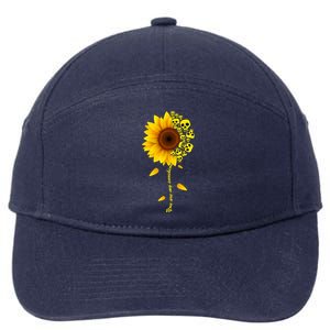 You Are My Sunshine Sunflower Skulls 7-Panel Snapback Hat