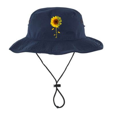 You Are My Sunshine Sunflower Skulls Legacy Cool Fit Booney Bucket Hat