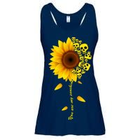 You Are My Sunshine Sunflower Skulls Ladies Essential Flowy Tank