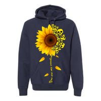 You Are My Sunshine Sunflower Skulls Premium Hoodie