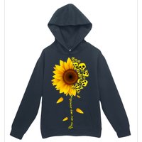 You Are My Sunshine Sunflower Skulls Urban Pullover Hoodie