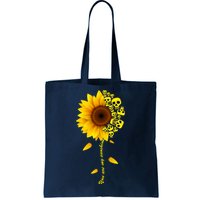 You Are My Sunshine Sunflower Skulls Tote Bag