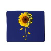 You Are My Sunshine Sunflower Skulls Mousepad