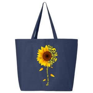 You Are My Sunshine Sunflower Skulls 25L Jumbo Tote