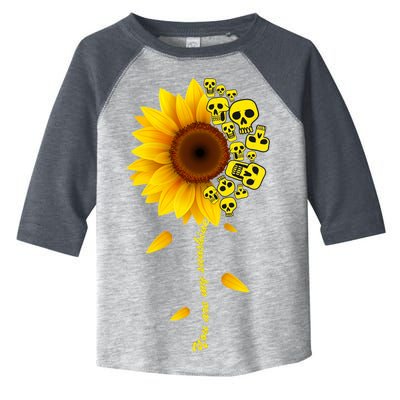 You Are My Sunshine Sunflower Skulls Toddler Fine Jersey T-Shirt