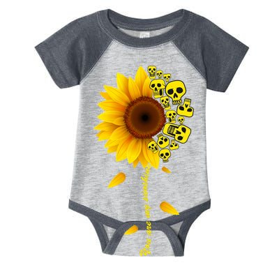 You Are My Sunshine Sunflower Skulls Infant Baby Jersey Bodysuit