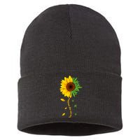 You Are My Sunshine Weed Sunflower Marijuana  Sustainable Knit Beanie