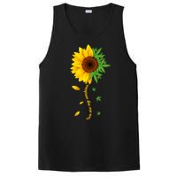 You Are My Sunshine Weed Sunflower Marijuana  PosiCharge Competitor Tank