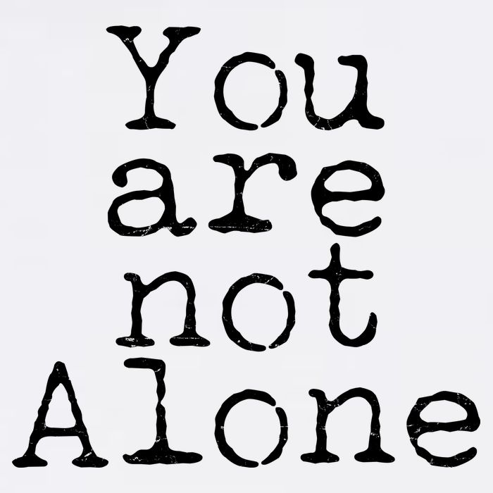 You Are Not Alone Garment-Dyed Sweatshirt
