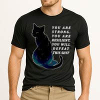 You Are Strong Resilient You Will Defeat This Shit Cat Performance Shirt