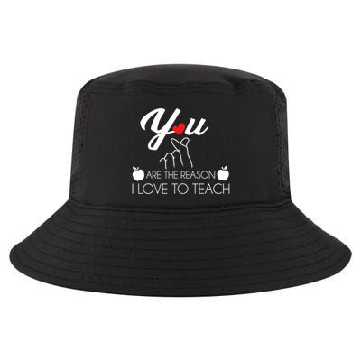 You Are The Reason I Love To Teach Cool Comfort Performance Bucket Hat