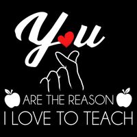 You Are The Reason I Love To Teach 16 in Basic Backpack