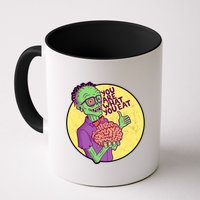 You Are What You Eat Zombie Nerd Brains Mug