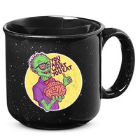 You Are What You Eat Zombie Nerd Brains 15oz Campfire Ceramic Mug