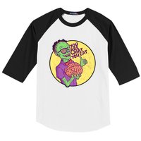 You Are What You Eat Zombie Nerd Brains Baseball Sleeve Shirt