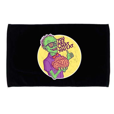 You Are What You Eat Zombie Nerd Brains Microfiber Hand Towel