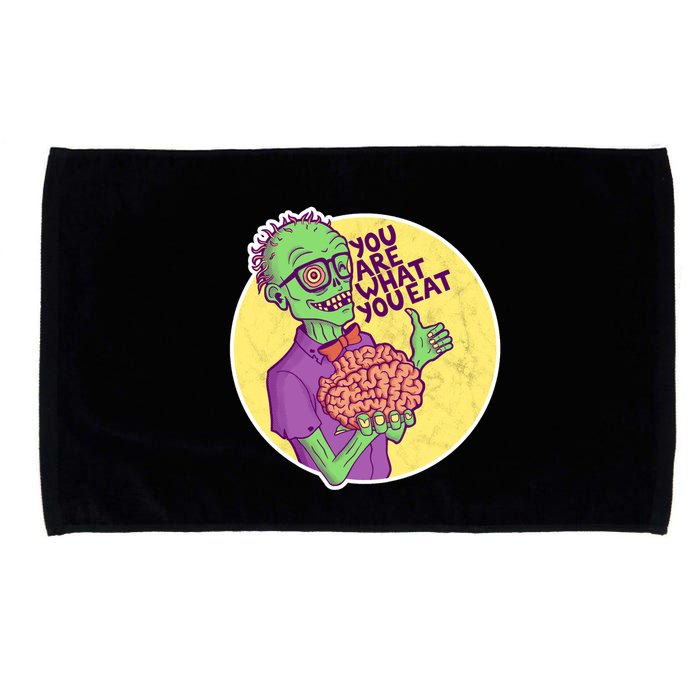 You Are What You Eat Zombie Nerd Brains Microfiber Hand Towel