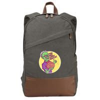 You Are What You Eat Zombie Nerd Brains Cotton Canvas Backpack