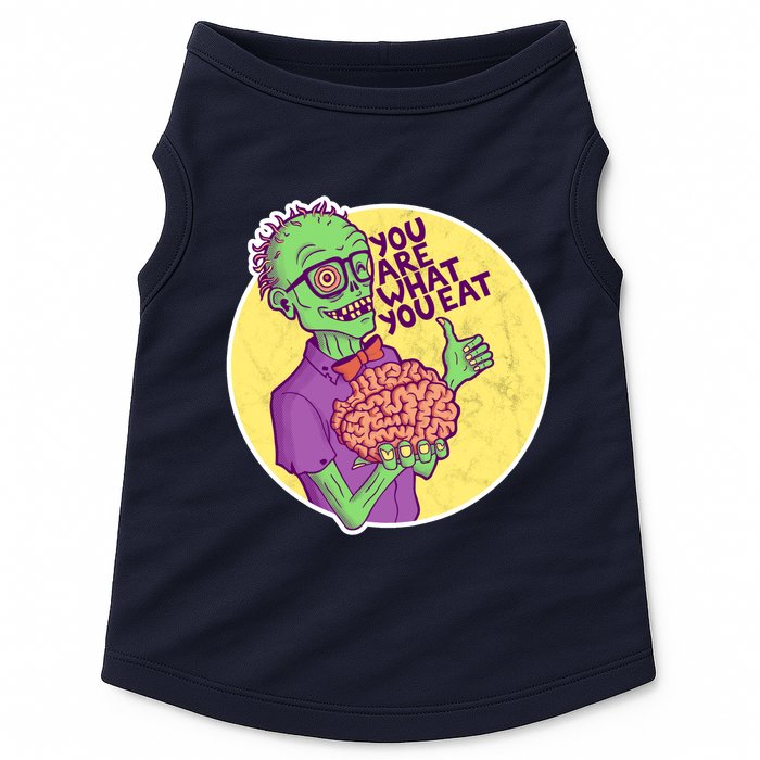 You Are What You Eat Zombie Nerd Brains Doggie Tank