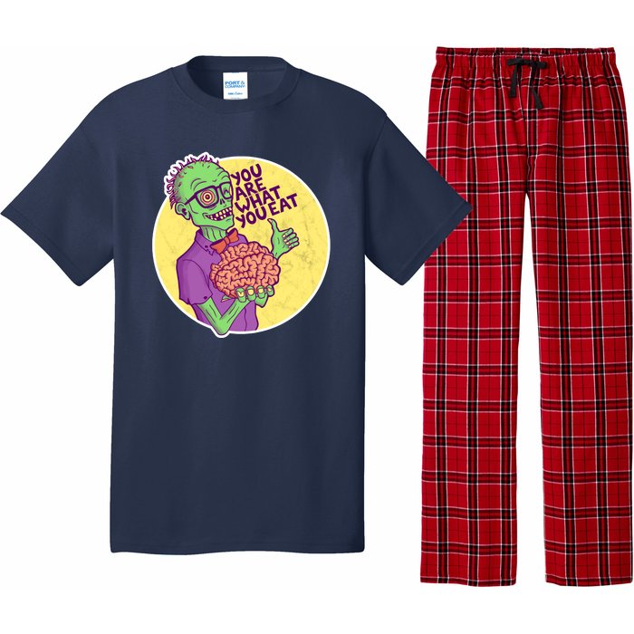 You Are What You Eat Zombie Nerd Brains Pajama Set