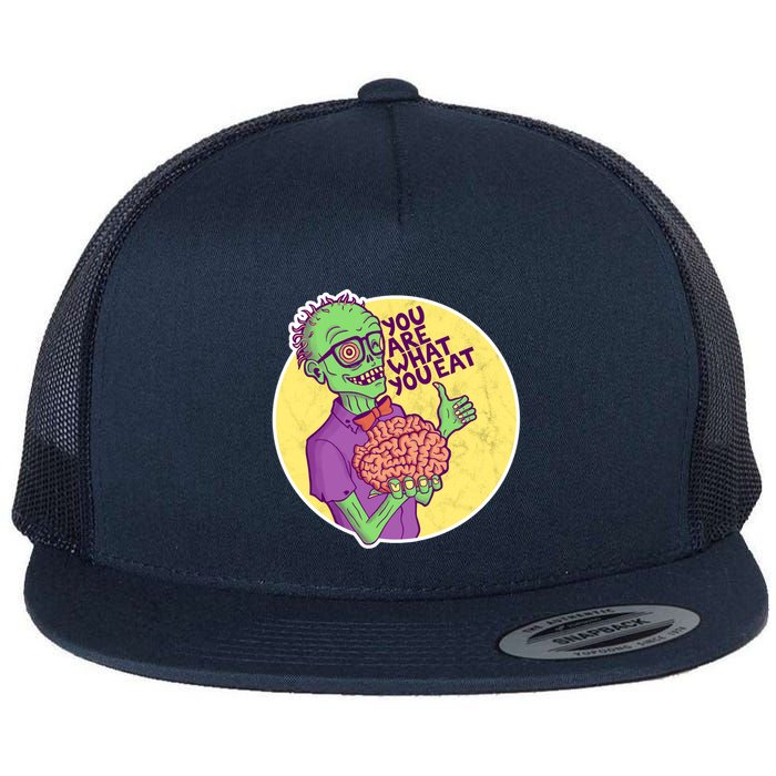 You Are What You Eat Zombie Nerd Brains Flatbill Hat