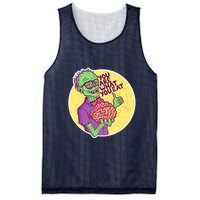 You Are What You Eat Zombie Nerd Brains Mesh Reversible Basketball Jersey Tank