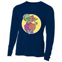 You Are What You Eat Zombie Nerd Brains Cooling Performance Long Sleeve Crew