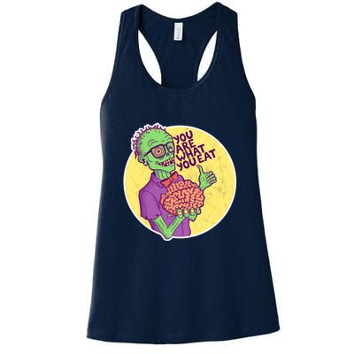 You Are What You Eat Zombie Nerd Brains Womens Tank Top