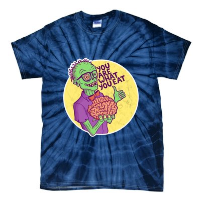 You Are What You Eat Zombie Nerd Brains Tie-Dye T-Shirt